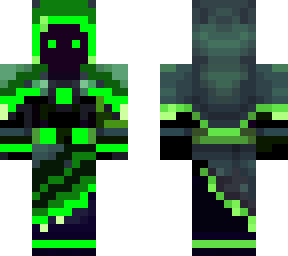 green outfit