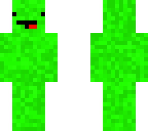 green textured blob