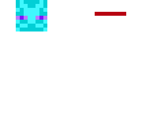 light blue enderman mask