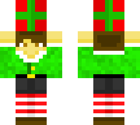 elf carrying present