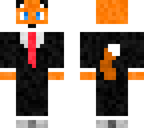 fox in a suit (3d)