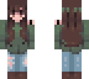 green hoodie curly girl