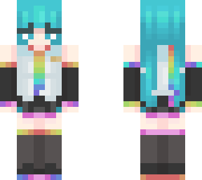 rainbow hastune miku