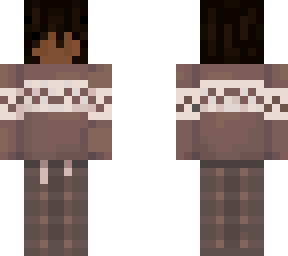 brown sweater (the sweater is not mine)