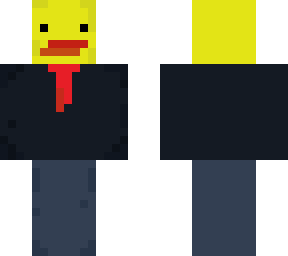 duck with suit