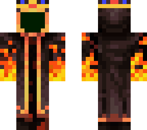 firey aura with crown
