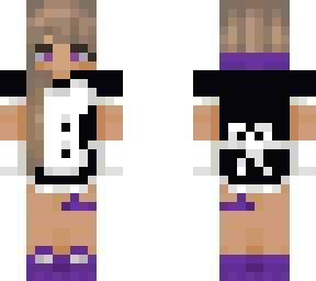 girl purpled in maid dress (gurpled)