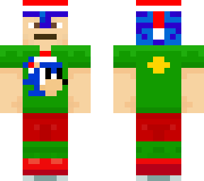 my minecraft avatar with christmas clothes