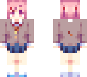 natsuki by @gutz4ndspr1nkl3s on planet minecraft