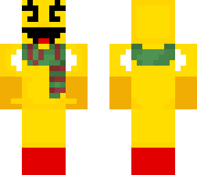 pac-man with a scarf