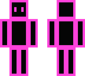 pink and black