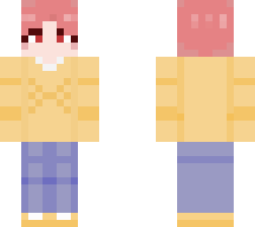 pink hair boy