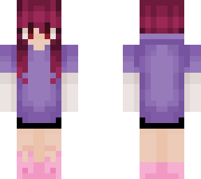 purple hoodie