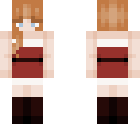 santa dress | Minecraft Skins