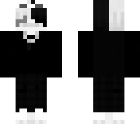 black white