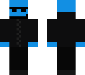 blue dude with sunglass