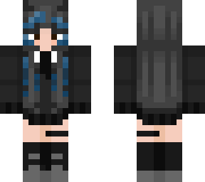 demon girl (blue hair)