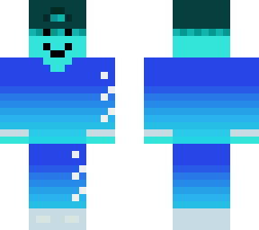 niebieski skin