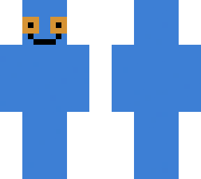 tall blue guy