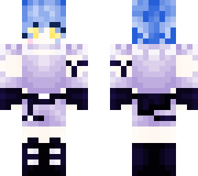 blue hair