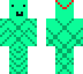 green stripes with face