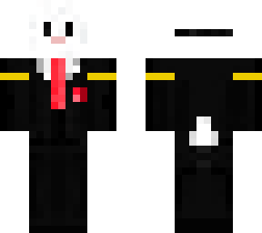 masked bunny suit