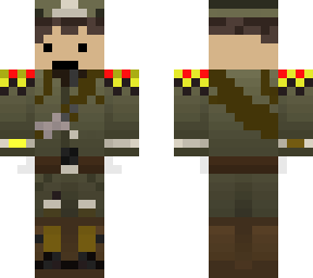 military guy with brown hair