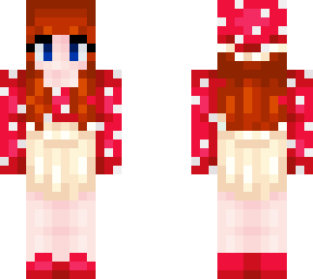 mushroom girl (red hair)