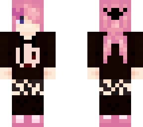 pink haired girl