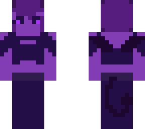 purple demon girl!