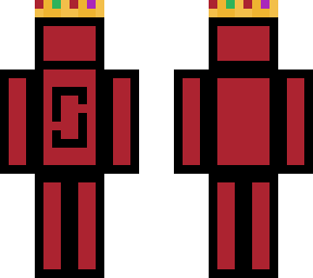 red blob with crown