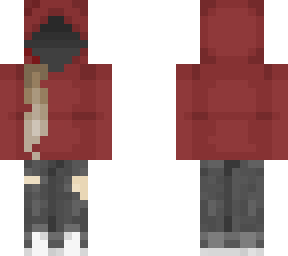 red-hooded figure