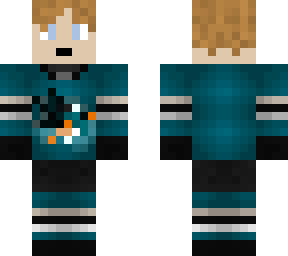 sharks hockey w/ face