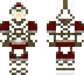 snow elf - steve - heavy armor with hooded crown helmet