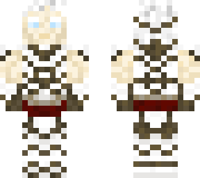 snow elf - steve - medium armor with hood down