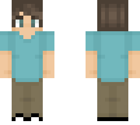 teal shirt