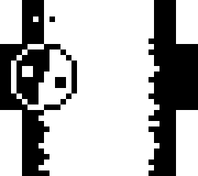 black & white