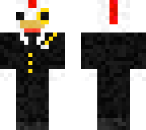 chicken in a suit