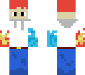 fire and water boy (white) pt. 2