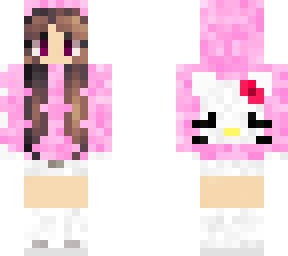 mawwy's pink camo bape/hello kitty hoodie