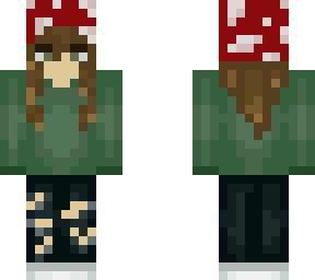 mushroom hat :d