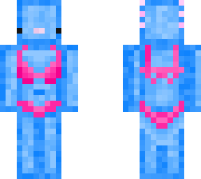 axolotl in bikini