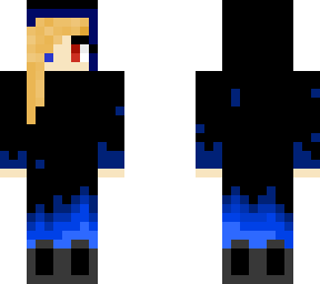 blue fire onsie