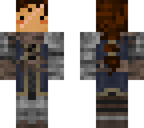 brown haired knight