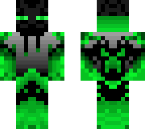 enderman with green essence and sweatshirt