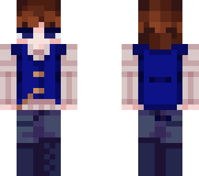 gothic blue waistcoat