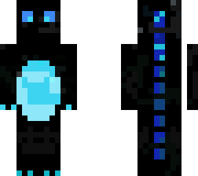 neon blue dragon