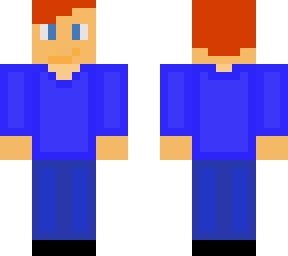 blue person