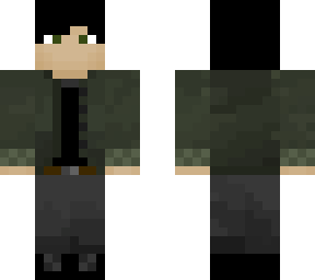 green jacket
