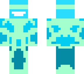 masked blue man
